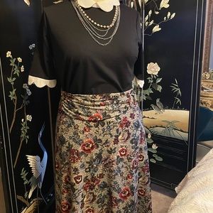 Beautiful floral maxi skirt